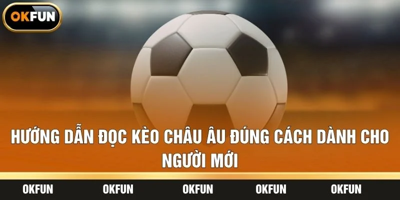 Hướng dẫn đọc kèo châu Âu đúng cách dành cho người mới